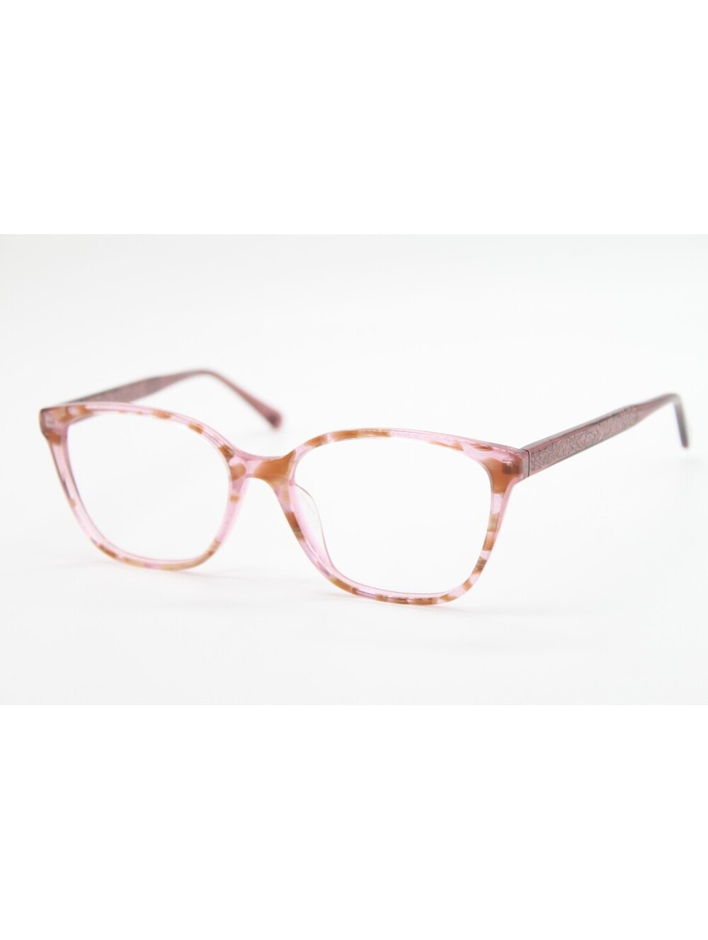 NEW NICOLE MILLER LA PLAGE C02 PINK BROWN AUTHENTIC EYEGLASSES 58-17
